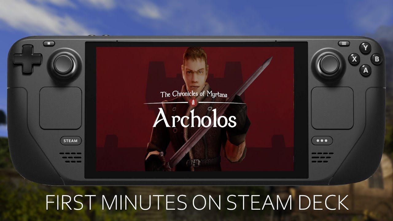 Gothic 2 MOD Chronicles of Myrtana - Archolos gameplay on Steam Deck