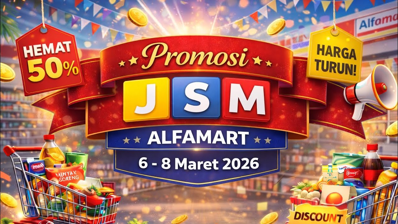 Promosi JSM ALFAMART 6 - 8 Maret 2026 || Promosi Alfamart 