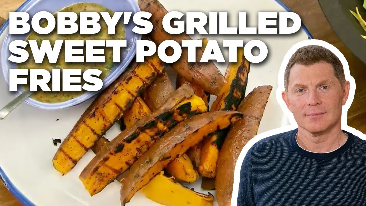 Bobby Flay's Grilled Sweet Potato Fries | Bobby Flay's Barbecue Addiction | Food Network