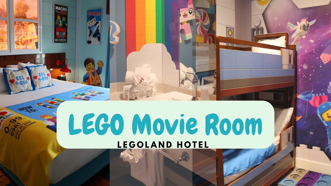 LEGO Movie Room Tour • LEGOLAND Hotel Florida 🫶🏻🩵