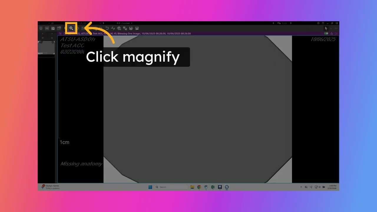 Navigate And View Patient Radiographs in axiUm