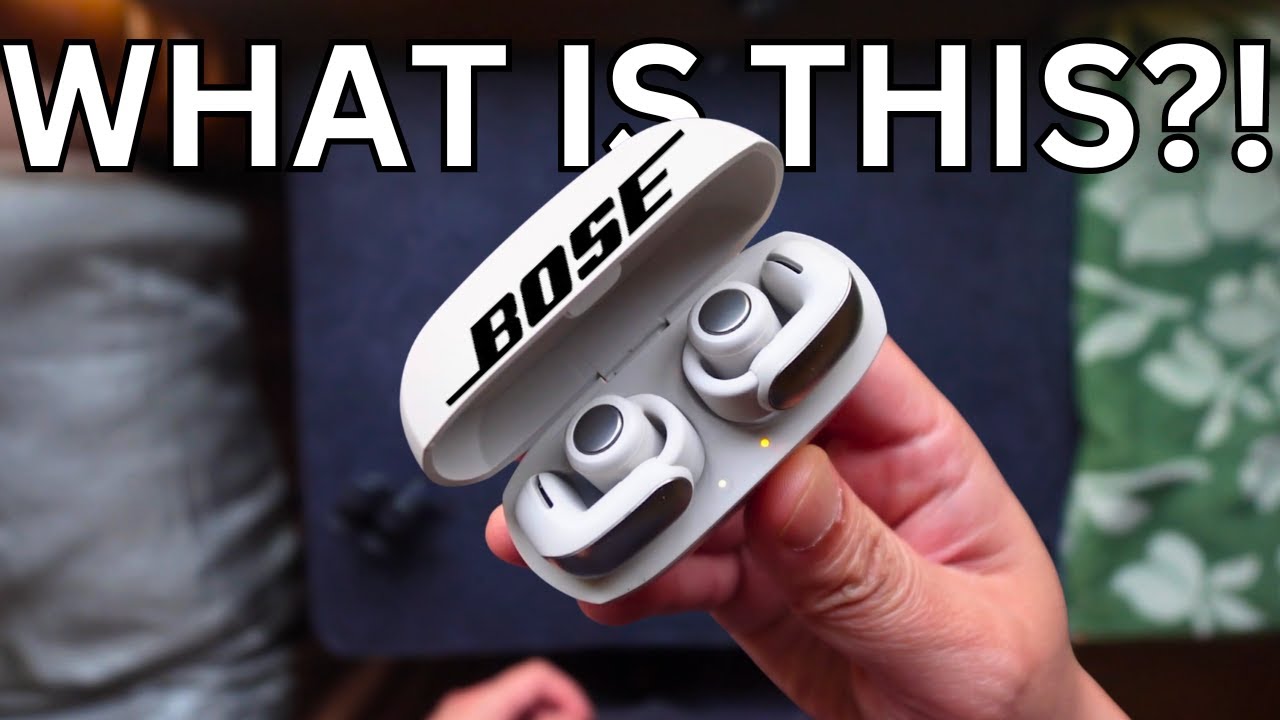 First Look: Bose Ultra Open Earbuds (Innovative Design, Strangely Unique!)