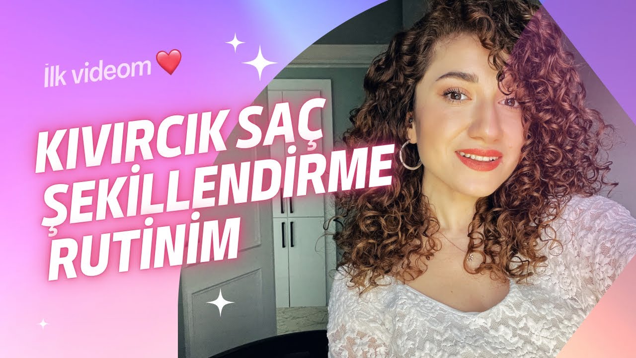 Kıvırcık saç rutinim | Saçlarımı nasıl şekillendiriyorum? | Hangi ürünleri kullanıyorum?