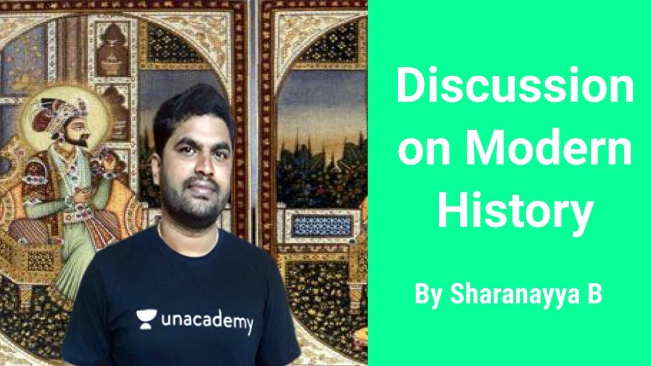 Discussion on Modern History | KPSC | KAS | PSI | Sharanayya B