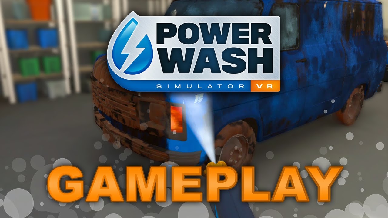 Wash Your Car in VR! PowerWash Simulator VR on Meta Quest