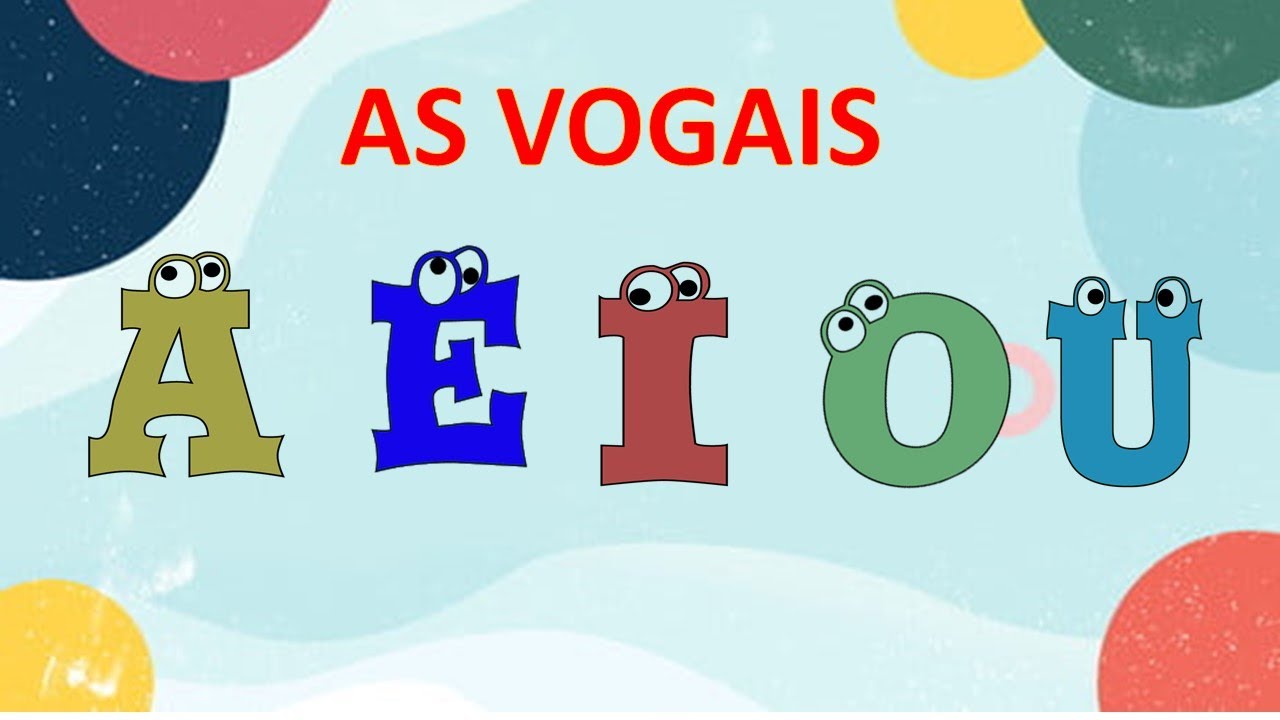 Vogais/A E I O U/Vogais para crianças/ Educação infantil