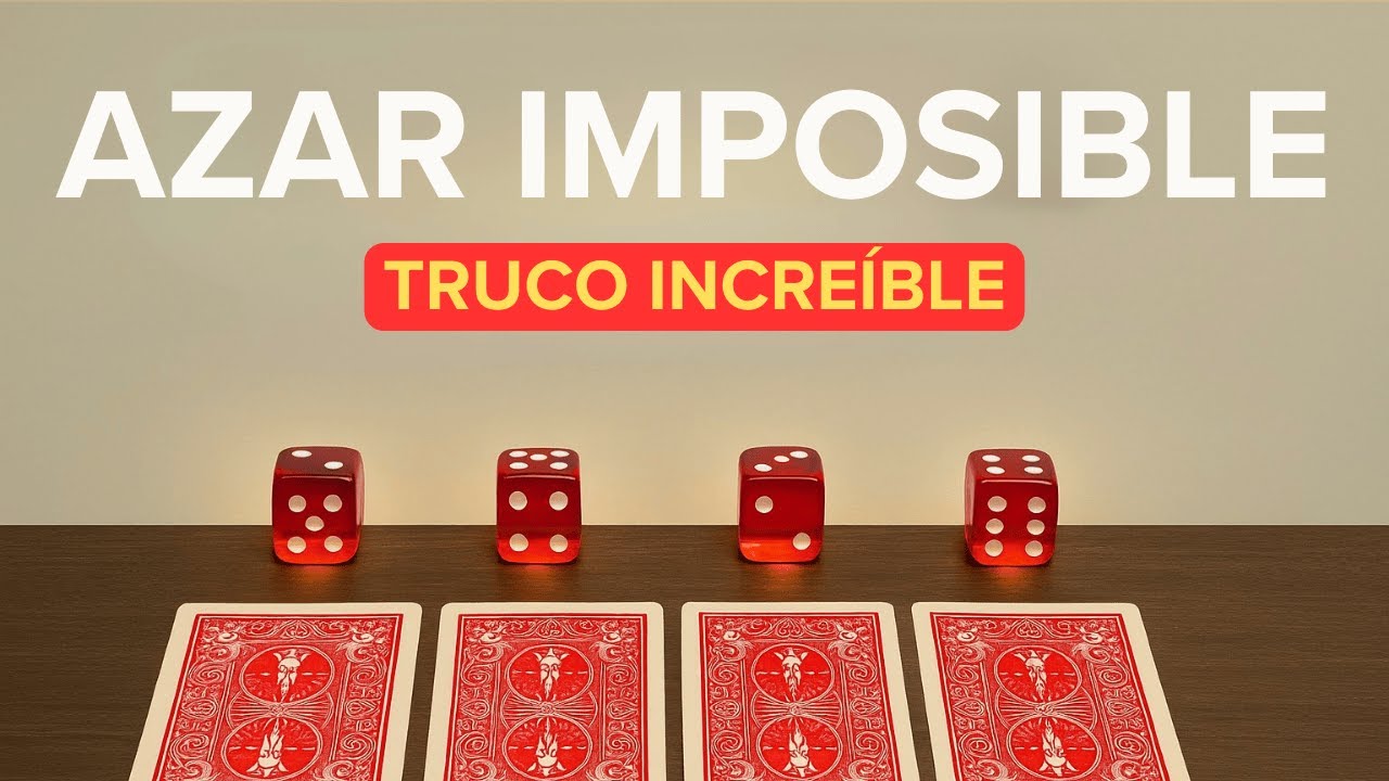 El MEJOR Truco de Cartas Automático con DADOS | Truco de Magia del 7 Explicada