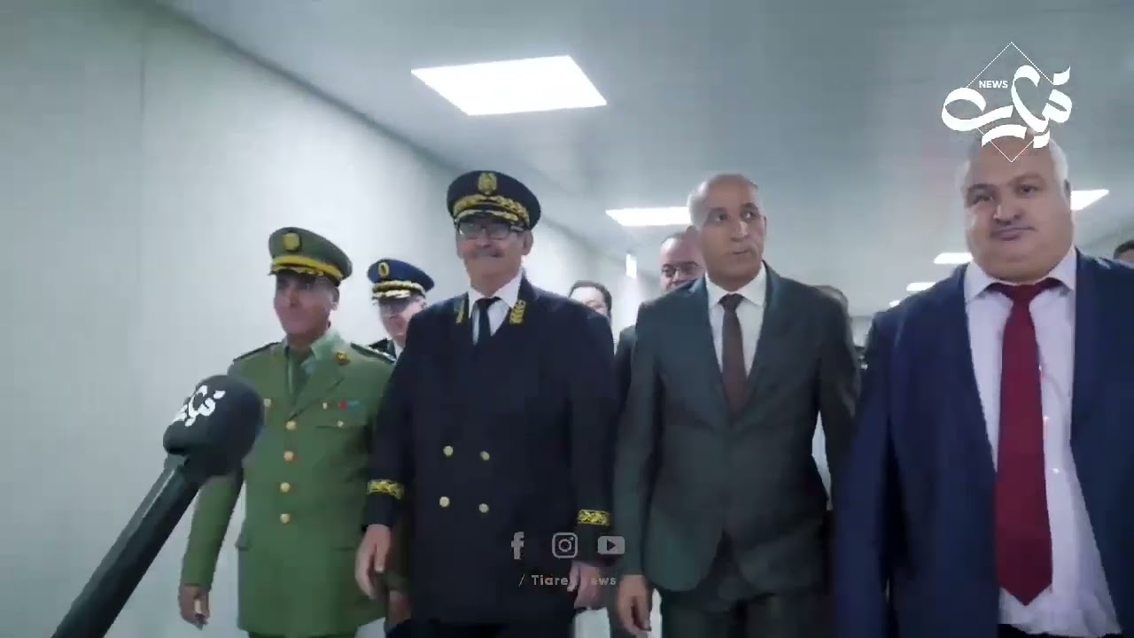 زيارة مشروع محطة القطار ببلدية عين كرمس ووالي الولاية بوقرة  يستقل رحلة تجريبية على مسافة 10 كلم
