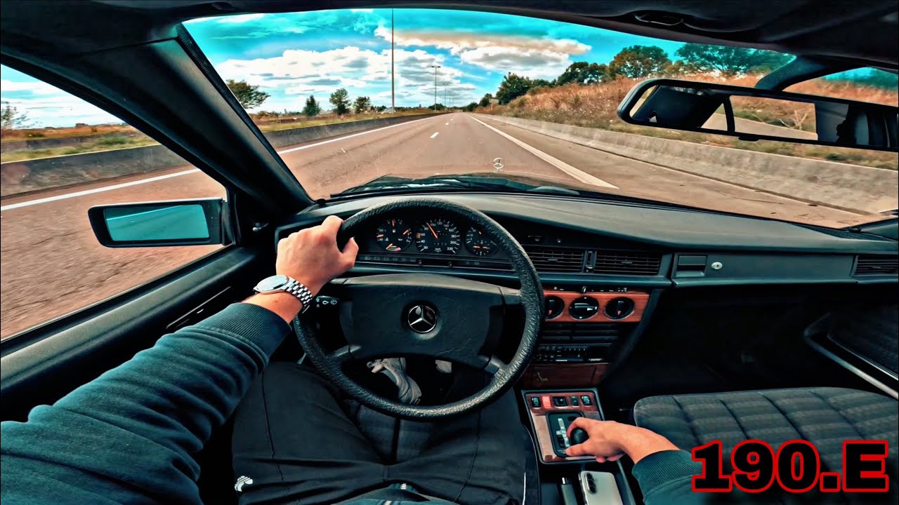 1990 Mercedes 190E W201 Automatic - POV Drive