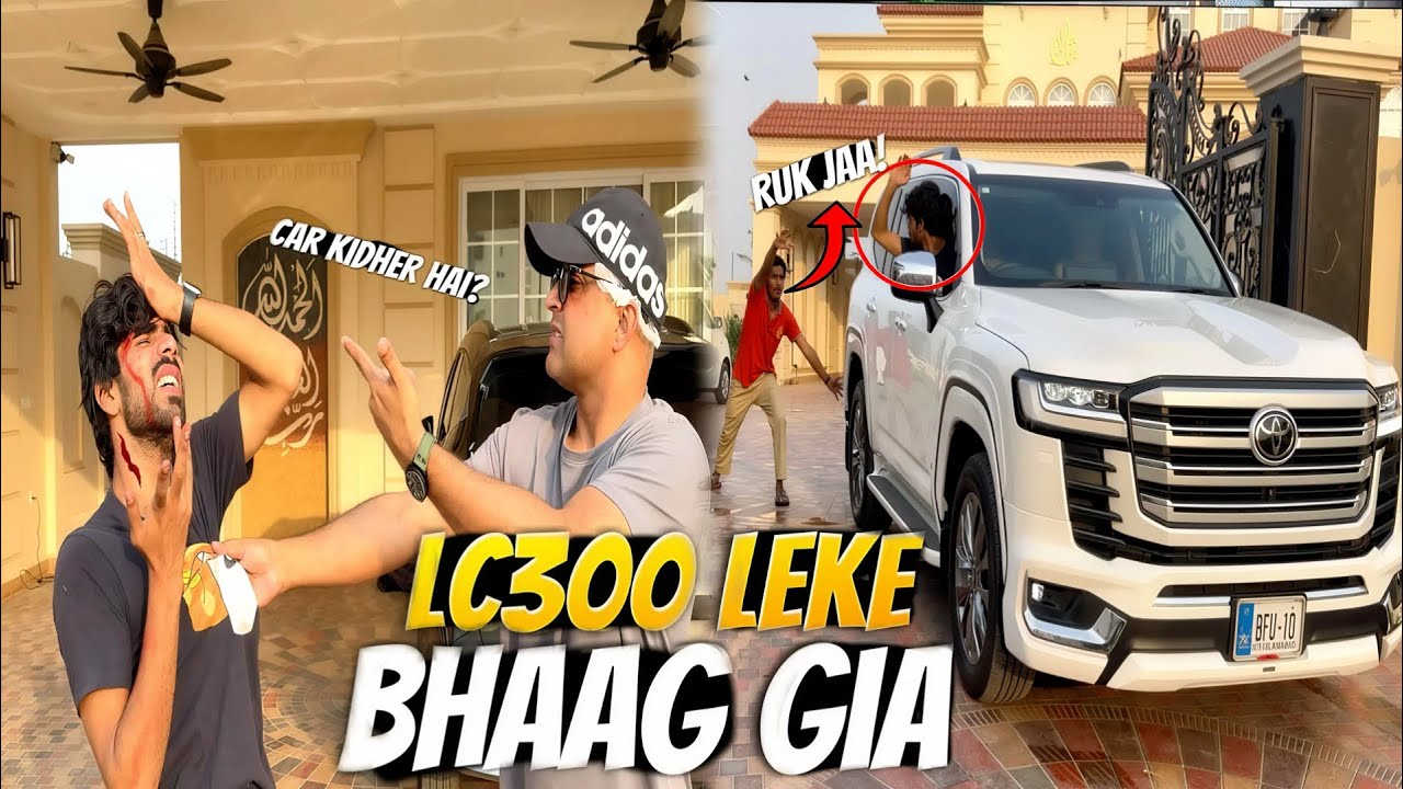 SK RUN AWAY WITH THE CAR 😁| AMIN BHAI NE BOHOT MARA 😭 - #waleedbhai