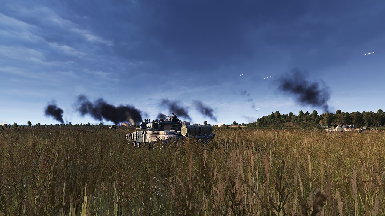 WARNO SOUTHAG DLC T-72B tanks flanked the enemy on Cyrus map 10v10 