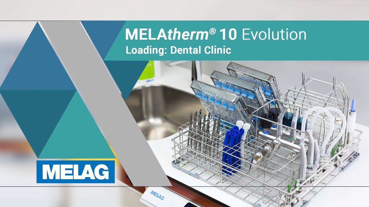 Loading washer-disinfector in dental clinics | MELAG MELAtherm 10 Evolution Tutorial