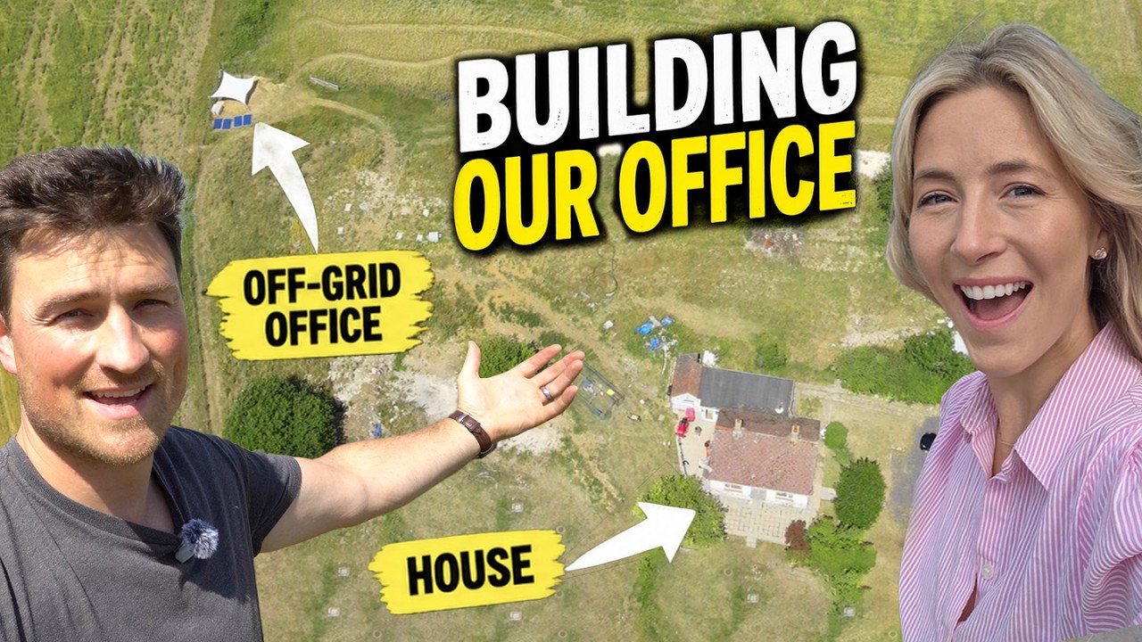 Our Off-Grid Office Build Has Started&hellip; in the Middle of Our Field