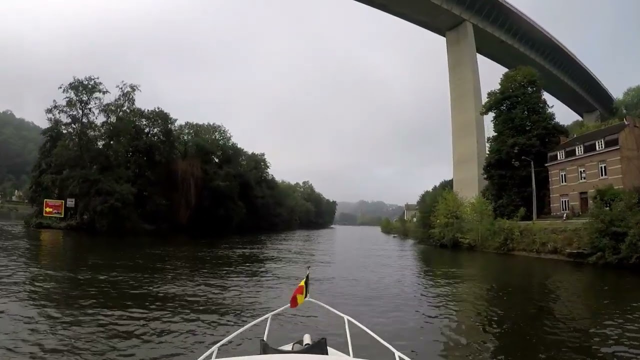 Met het Pepermenneke over Waalse Maas en het Kanaal Brussel Charleroi.