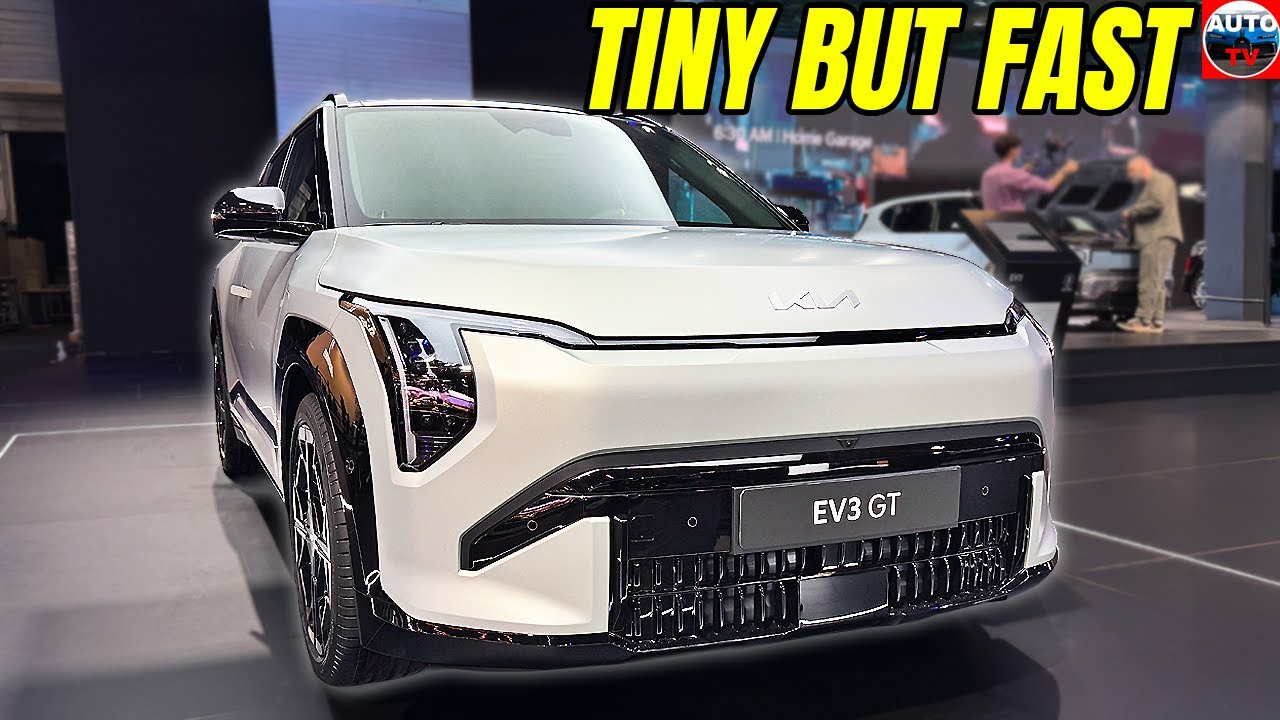 New 2026 KIA EV3 GT: 320 HP in a Tiny Crossover? (FIRST LOOK)