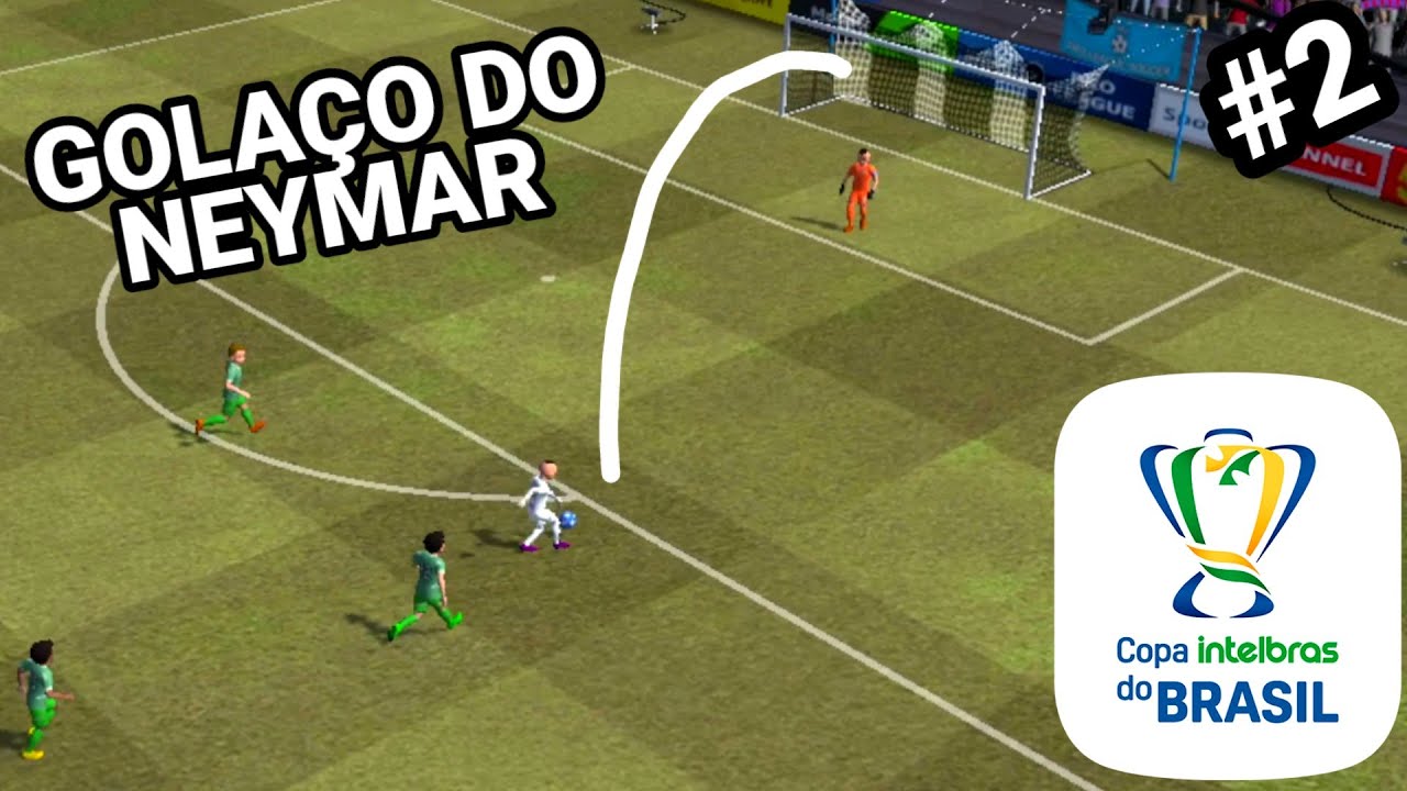 GOLAÇO DO NEYMAR NA COPA DO BRASIL NO CLÁSSICO PAULISTA NO RUMO AO ESTRELADO