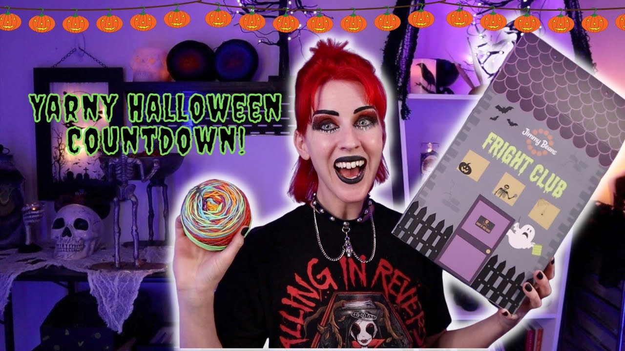 UNBOXING HALLOWEEN YARN~ COUNTDOWN TO HALLOWEEN CROCHET PATTERNS