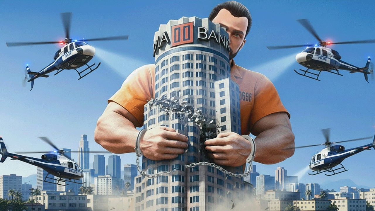 Spędziłem 24h jako KOLOSALNY WIĘŹIEŃ w GTA V!