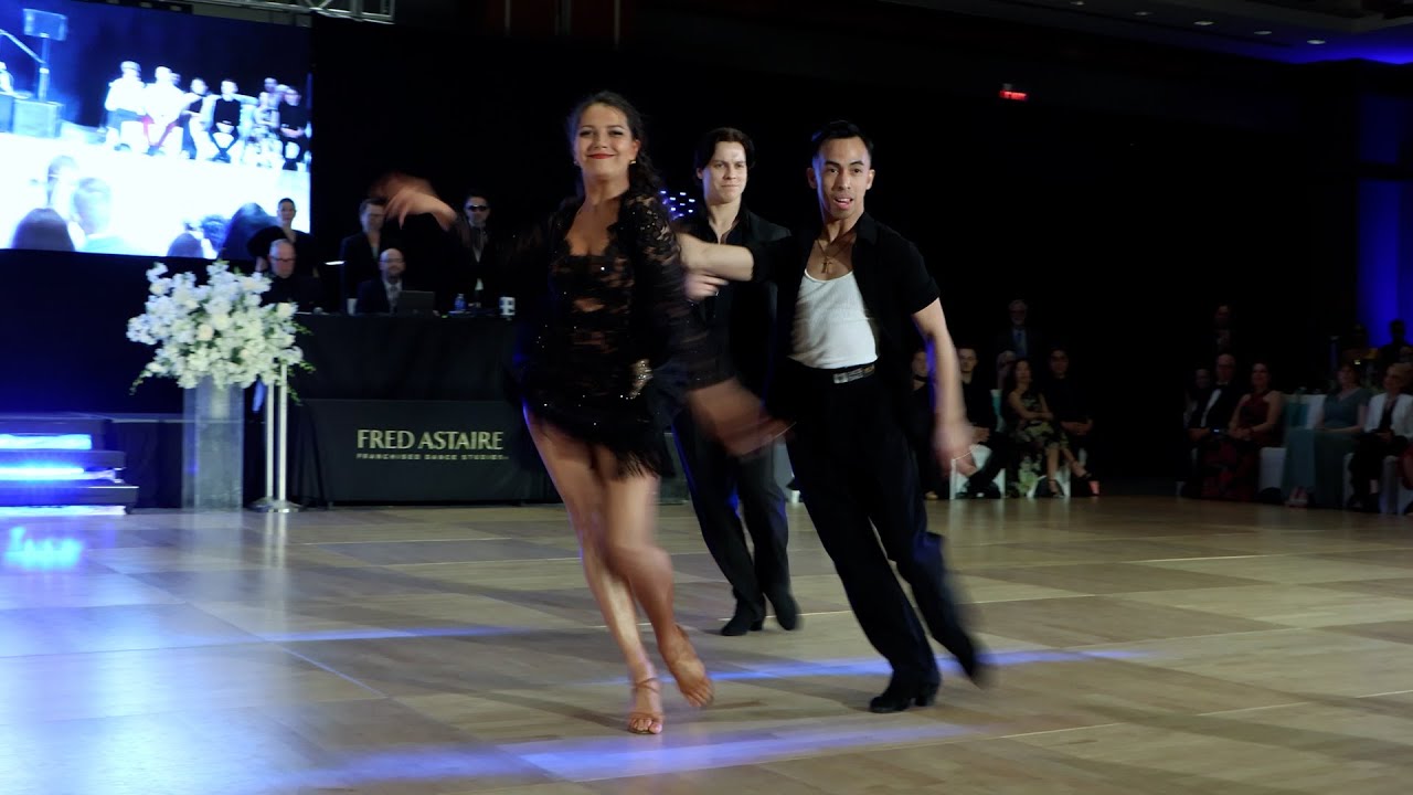 Oleg and Viktoriia Iakushev & Jeffrey Benarao - CHA CHA I Fred Astaire NY/NJ Dancesport 2025