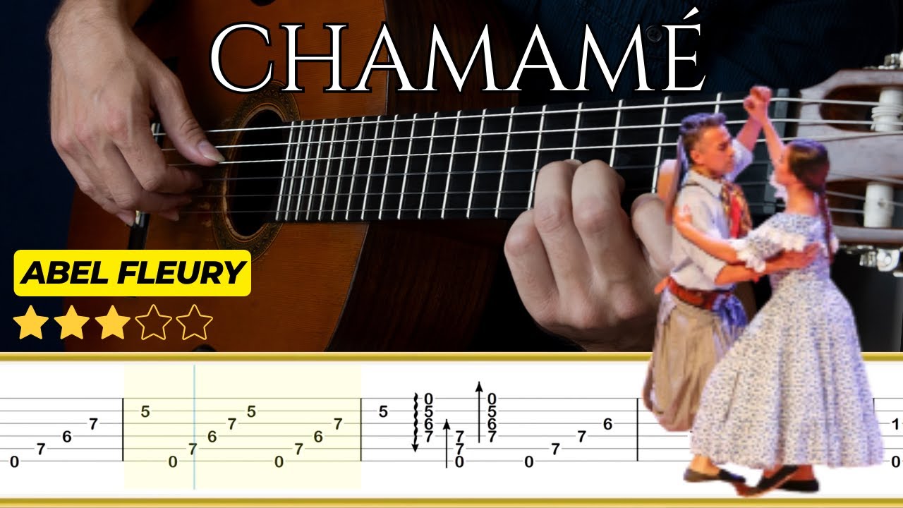 CHAMAMÉ 🎸 Abel Fleury || Tutorial para Guitarra Clásica + TABS