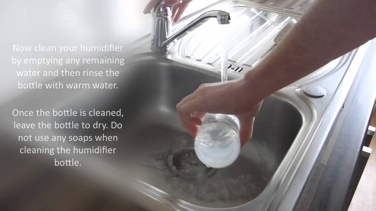 Dolby Vivisol - HOW TO CLEAN AND REFILL THE HUMIDIFIER BOTTLE
