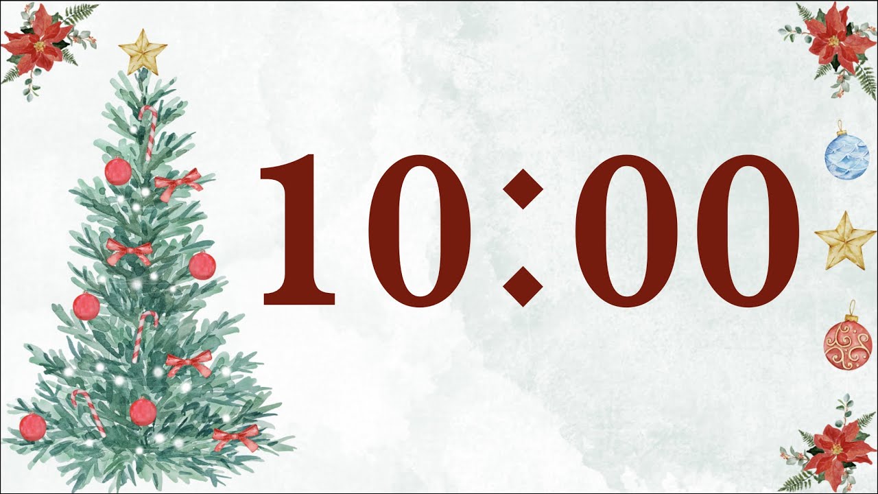 10 Minute Christmas Tree Timer (Sleigh Bells at End)