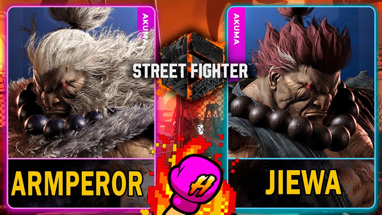 SF6 Armperor (AKUMA) VS Jiewa (AKUMA)🥊Street Fighter 6🥊スト6🥊4K 60ᶠᵖˢ
