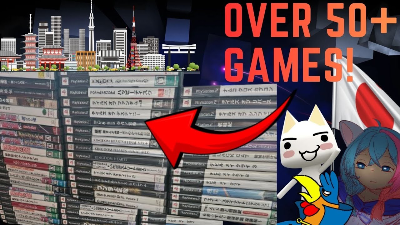My Japanese Import PS2 Games Collection Tour (50+ Games So Far!)