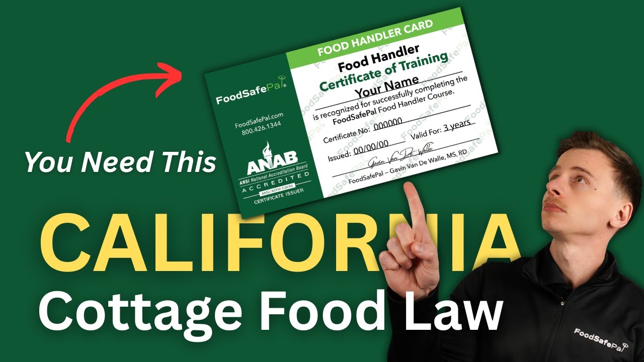 California Cottage Food Law | Food Handler Card Required?