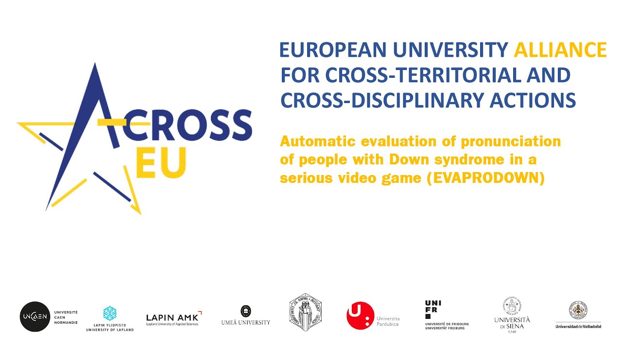 AUTOMATIC EVALUATION OF PRONUNCIATION OF PEOPLE WITH DOWN SYNDROME IN A SERIOUS VIDEO GAME