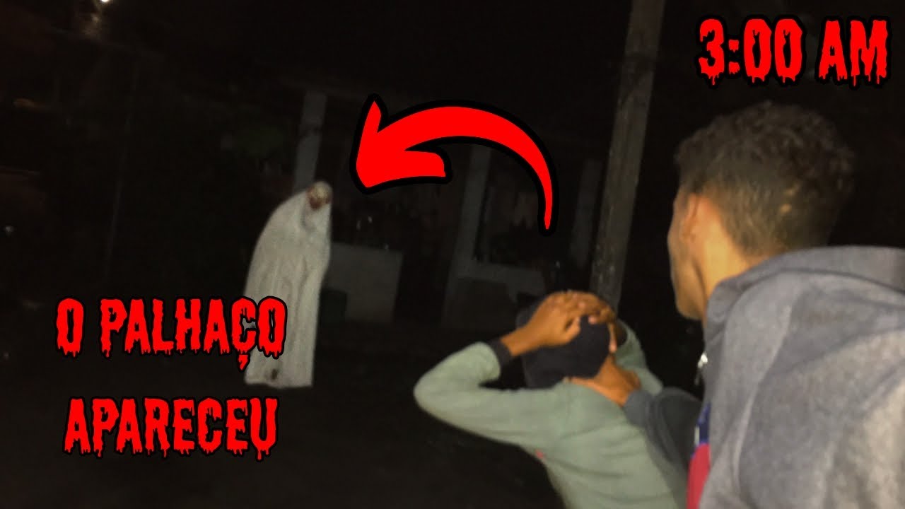 O PALHAÇO APARECEU IR RENATO...... #terror #medo #socorro