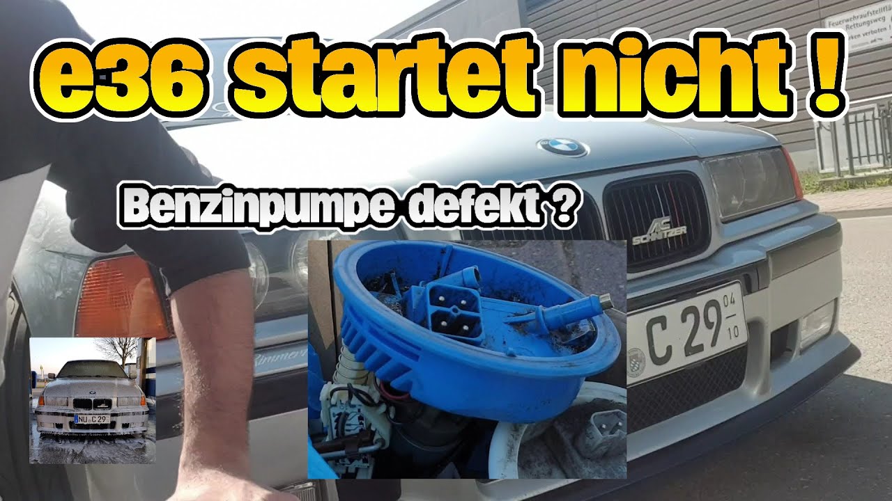 e36 startet nicht ! Benzinpumpe wechseln defekt ? Bmw e39 benzin pumpe relais sicherung wont start