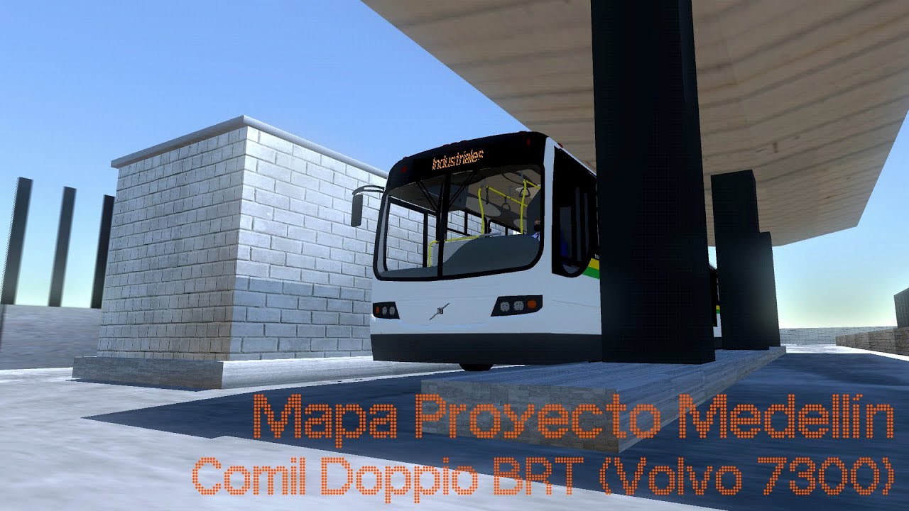 [Proton Bus] - Mapa Medellín V1.0 - Línea 1 - Comil Doppio 2003