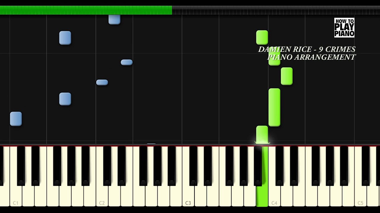 DAMIEN RICE - 9 CRIMES - SYNTHESIA (PIANO COVER)