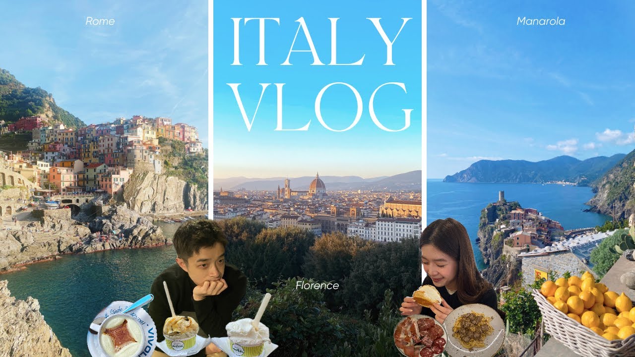 意大利🇮🇹 Italy Vlog | EATALY 吃喝玩拍佛羅倫斯🍝 / 半日遊五漁村 / 8小時羅馬竼帝岡 / 意大利菜🍕