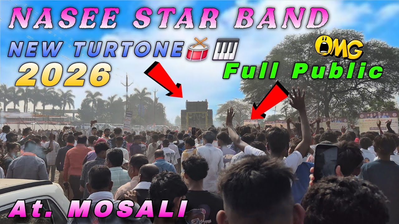 Naseeb Star Band New Turtone 2026🎡🥁🎹💯 ek j Chale Naseeb Chale✌️👍🔊 At. MOSALI CHOWKDI