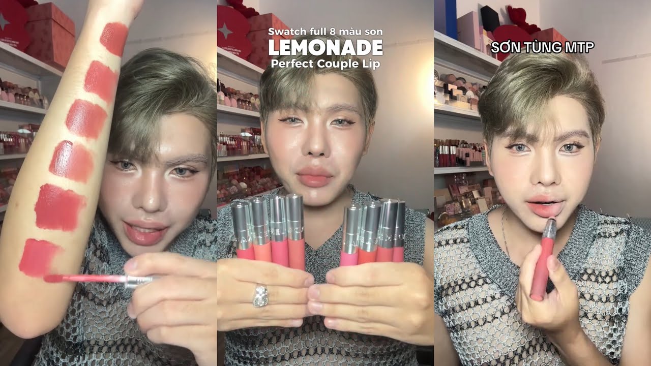 SWATCH FULL 8 M&Agrave;U SON LEMONADE PERFECT COUPLE LIP | NGHĨA I L&Iacute;T SON
