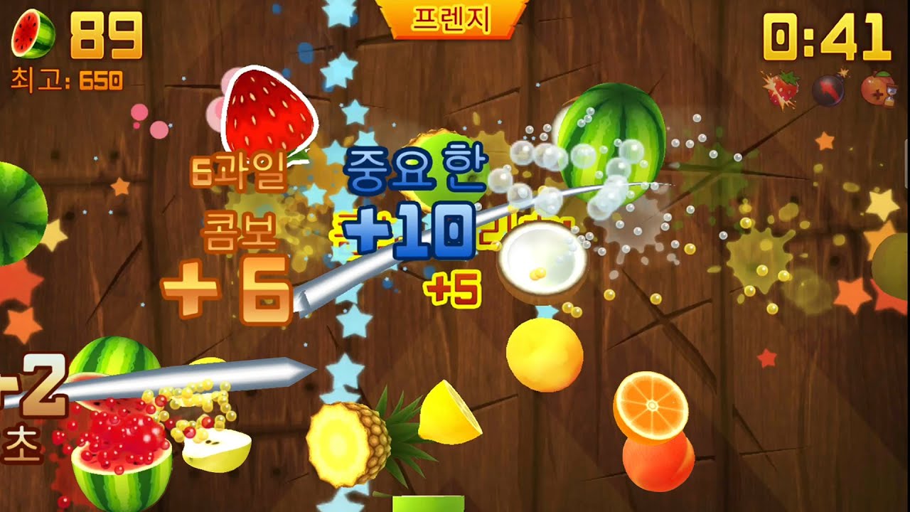 Fruit Ninja Cutting Fruit Action Game Play