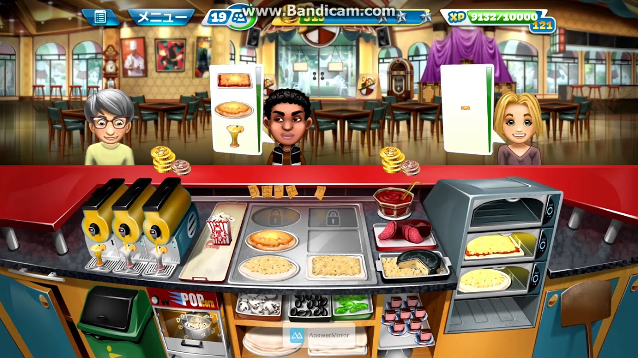 『クッキングフィーバー』無課金者必見！？ピザ屋 pizzeria Level 40 『Cooking Fever』