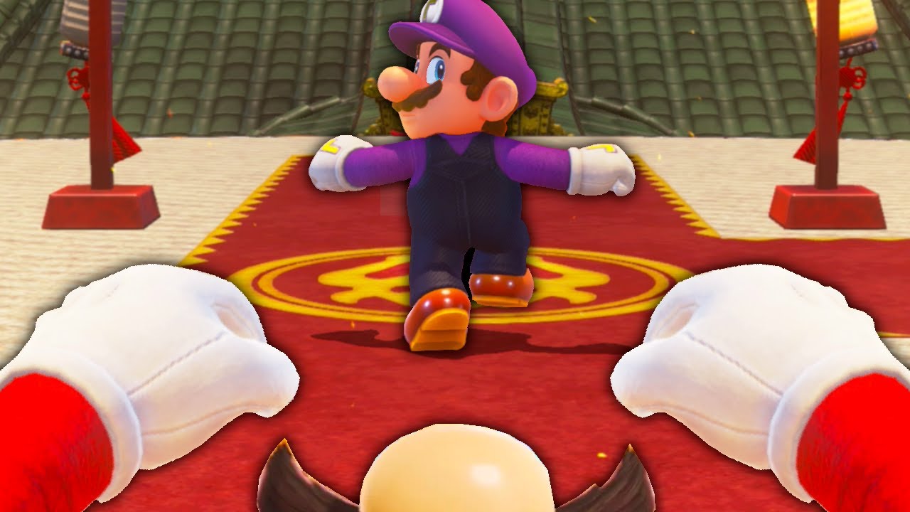 We played Mario Hide n Seek in FIRST PERSON