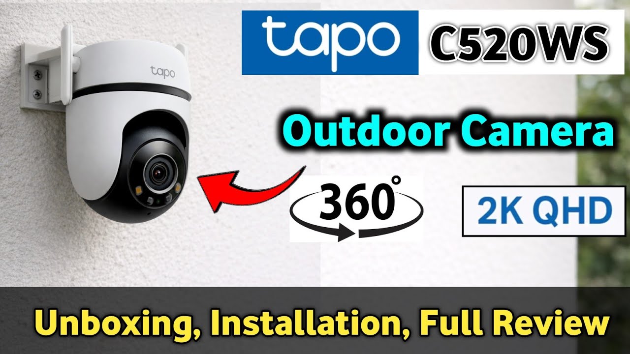TP-Link Tapo C520WS WiFi Camera Full Review | Best Outdoor Wifi CCTV Camera | Tapo camera review