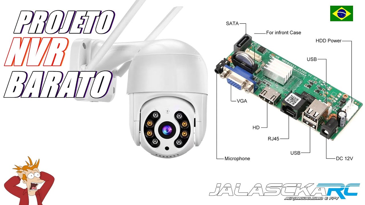 Projeto NVR mais Barato do Brasil 2025 Comprando e Configurando a Placa!