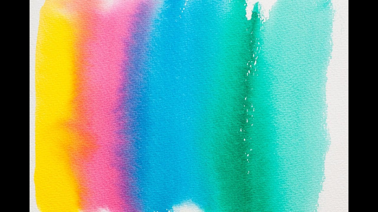 Una paleta de colores para acuarela
