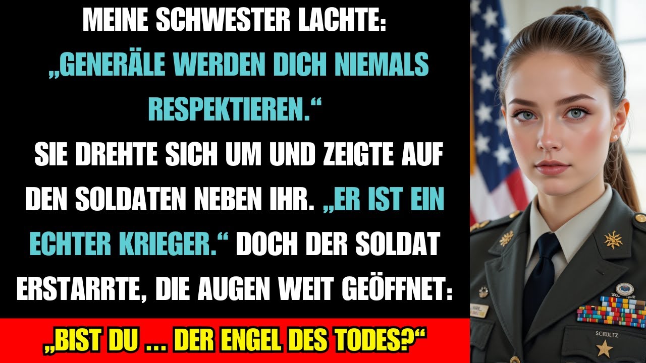Meine Schwester verspottete mich – bis ihr SEAL-Kommandant mich den „Todesengel“ nannte