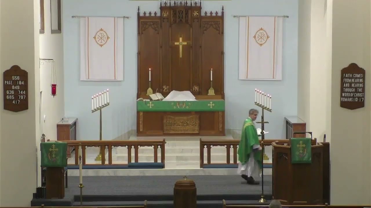 Early Divine Service for Sunday, February 15th, 2026.