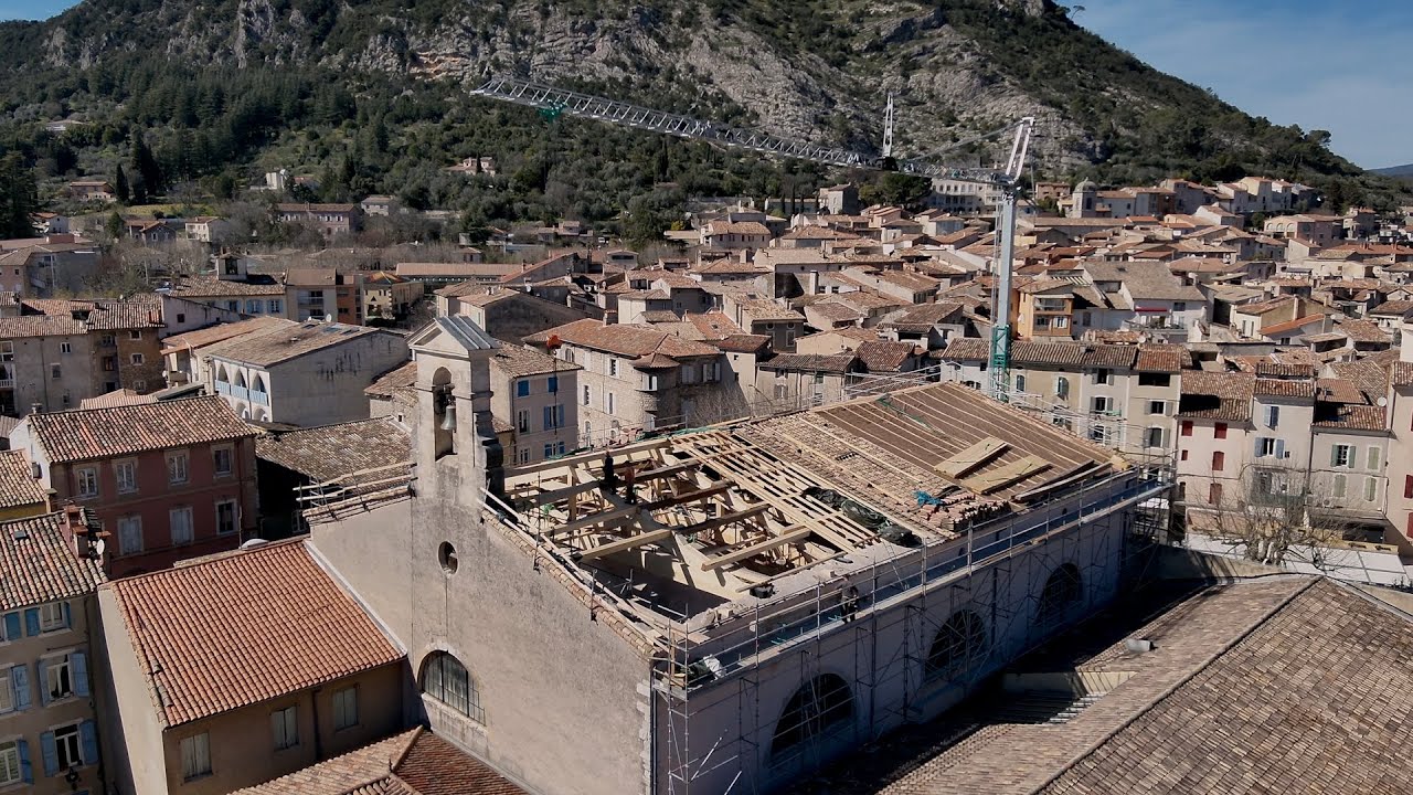 Alès Agglomération rénove le temple d'Anduze, le plus grand de France, classé Monument historique
