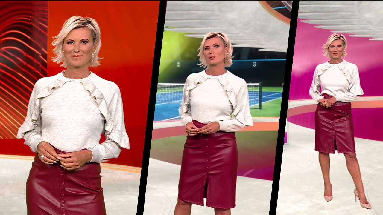 Leather Skirt TV Kamilla Senjo
