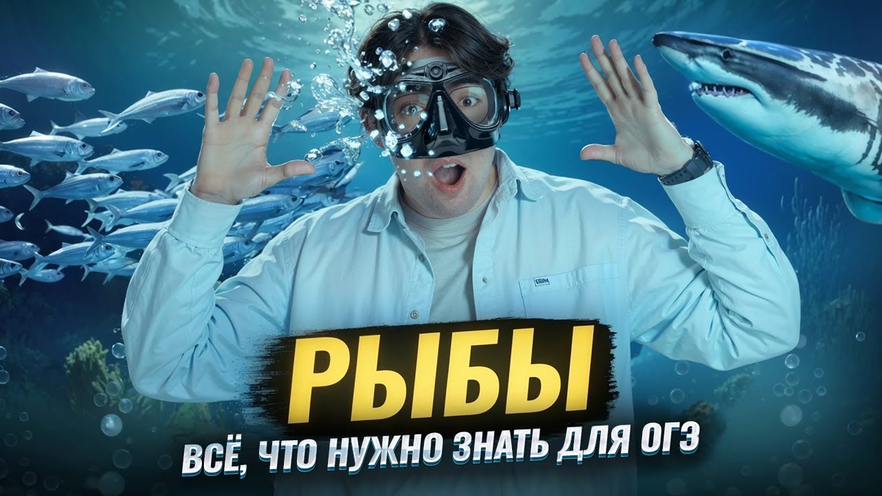 Рыбы | Полный разбор для ОГЭ по биологии | Умскул