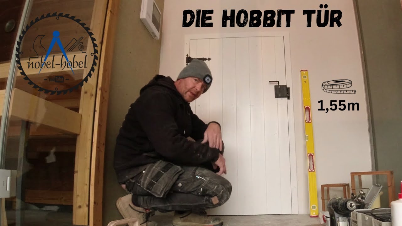 Die Hobbit Tür - Fichte Massivholz gebürstet