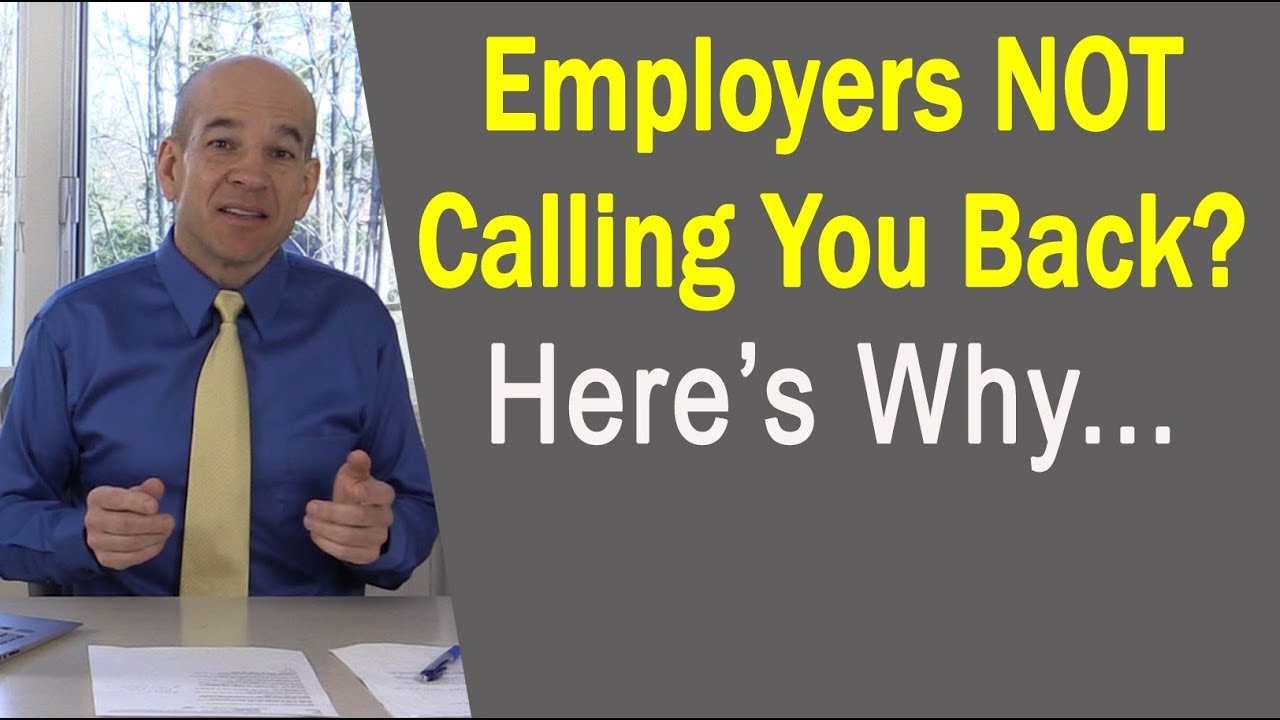 Employers NOT Calling Me after job interview